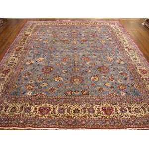  10x14 Hand Knotted Kashan Persian Rug   149x108
