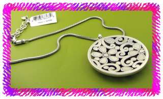 BRIGHTON Silver Pearl JASMINE Necklace NWTag w Pouch  