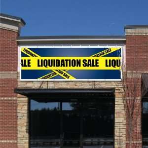 Business Banner   4 x 12 Liquidation Sale 10 oz. Vinyl Banner 