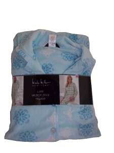 NICOLE MILLER 2XL BLUE PAJAMA SET NEW WITH TAGS  