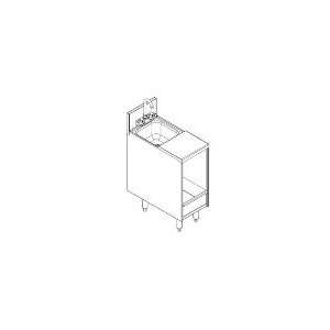  Perlick 7057 3   12 in Storage Cabinet w/ Sink & Removable 