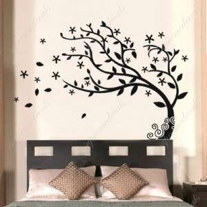   have  Elegant tree   Stickers Removable Vinyl Wall Art Decals  