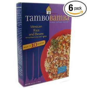 Tambo Bamba Mexican Rice and Beans, 6 Ounce Boxes (Pack of 6)  