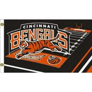  Cincinnati Bengals Field Flag