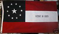 COTTONConfederate Civil War Flag4th Texas Infantry  
