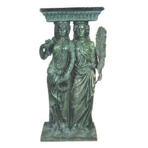 Metropolitan Galleries SRB81569 Double Caryatid Bronze  