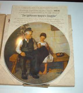 Lot of 6   NORMAN ROCKWELL HERITAGE COLLECTION PLATES   COAs/BOXES 