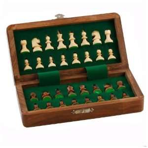   Gifts Luxury Wooden Hand Made Magnetic Chess Set Game