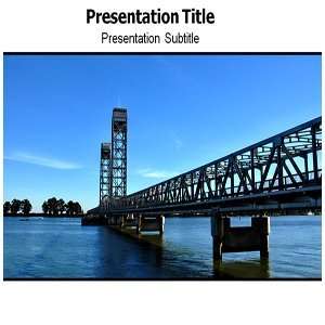  Over Bridge PowerPoint Template   Over Bridge PowerPoint 