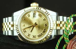   179173 New Style Datejust D Serial 2005 RARE SUNBEAM DIAL  