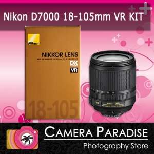 Nikon AF S DX NIKKOR 18 105mm f/3.5 5.6G ED VR Lens white box  