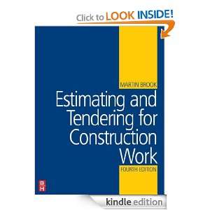 Estimating and Tendering for Construction Work, Fourth Edition Martin 