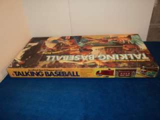 Vintage 1971 Mattel TALKING BASEBALL Game VERY RARE w Box  
