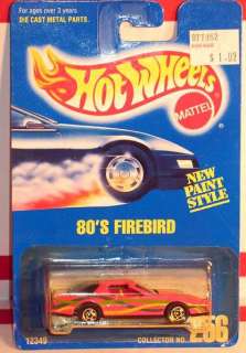 his is Hotwheels 80S FIREBIRD collector#256. MOC made in Malaysia 