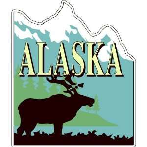  Alaska Deer Sign of United States Car Bumper Sticker Decal 