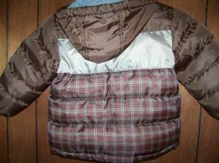 Boys 4 winter snow coat jacket puffer fleece lined hood  
