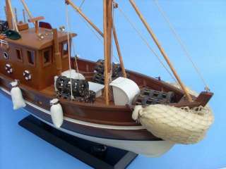 Liquid Asset 18 Boat Model Fishing Replica Nautical  