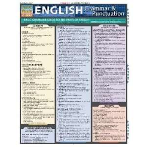 com English Grammar and Punctuation Laminate Reference Chart [ENGLISH 