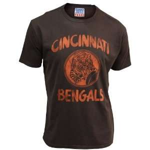 Cincinnati Bengals Mens Retro Vintage T Shirt  Sports 