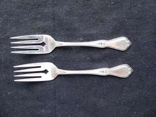   Morning Blossom by Oneida 2 Salad Forks  WITHIN USA