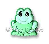 Precious Moments Froggy Frog Shoe Doodle Charm for Clog  