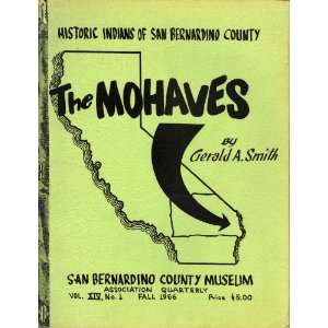 Indians of San Bernardino County  The Mohaves (San Bernardino County 