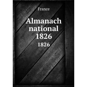  Almanach national. 1826 France Books