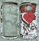 rock heart rubberized Samsung Reality U370 SCH U370 Phone cover hard 