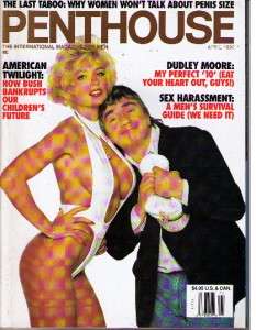PENTHOUSE APRIL 1992 RISQUE GIRLIE PINUP CHEESECAKE MAGAZINE  