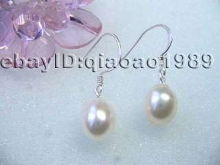   freshwater cultured pearl. high quality. good luster. 925 silver hook