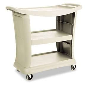 Rubbermaid Commercial Executive Service Cart, 3 Shelf, 300 Pounds, 20 
