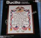 Bucilla USA PLEDGE OF ALLEGIANCE Stamped Cross Stitch Picture Kit 