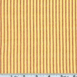  45 Wide Over The Moon Stripe Yellow Fabric By The Yard 