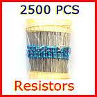 50 value 1 4w carbon film resistors 1r 10mr 2500