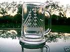 CLIPPER SHIP ETCHED GLASS MUG CHECK OUT ALL OUR MUGS