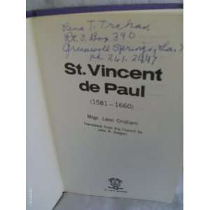Saint Vincent de Paul, 1581 1660 LeÌon Cristiani  