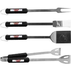  Cleveland Browns Stainless Steel 4 Piece BBQ Set Sports 