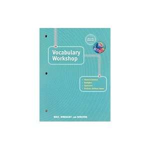  Vocabulary Workshop Fourth Course Books