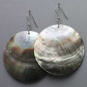  Large Natural Mother of Pearl Shell Earrings Everything 