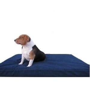   Memory Foam Pad Waterproof Denim Cover Pet Bed for Medium Large Dog