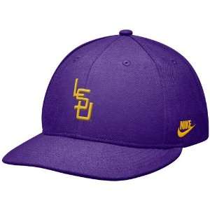  Nike LSU Tigers Purple College Vault 643 Fitted Hat 