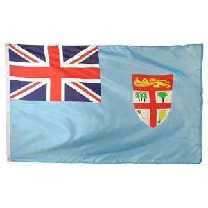 3ft x 5ft Fiji Flag   Printed Polyester Patio, Lawn 