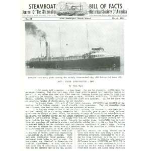  Steamboat Bill Issue 61 March 1957 Steamship Historical 