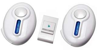 Wireless Remote Control Chime Door Bell with Double Receiver 24 Sounds 