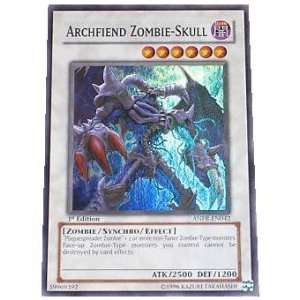  Yugioh ANPR EN042 Archfiend Zombie Skull Super Rare Card 