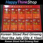Korean Sliced Red Ginseng Root like Jelly (20g X 10 ea) HappyThinkShop 