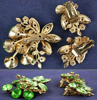 fabulous vintage matching brooch pin earrings set don t miss out