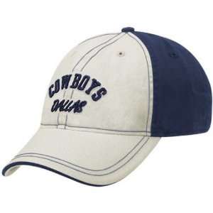  Mens Dallas Cowboys Natural Navy Blue Arched Lettering 
