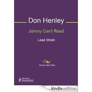 Johnny Cant Read Sheet Music Don Henley, Danny Kortchmar  