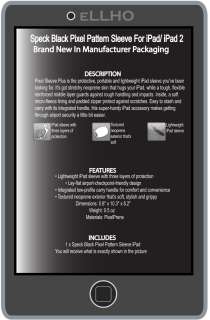 Speck Sleeve Case For iPad/iPad 2 (Original OEM)  